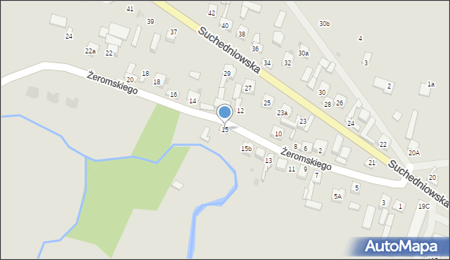 Bodzentyn, Żeromskiego Stefana, 15, mapa Bodzentyn