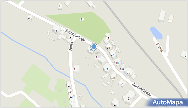 Boguszów-Gorce, Żeromskiego Stefana, 12, mapa Boguszów-Gorce