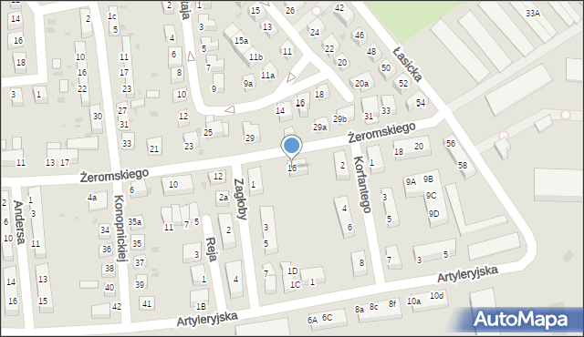 Bolesławiec, Żeromskiego Stefana, 16, mapa Bolesławca