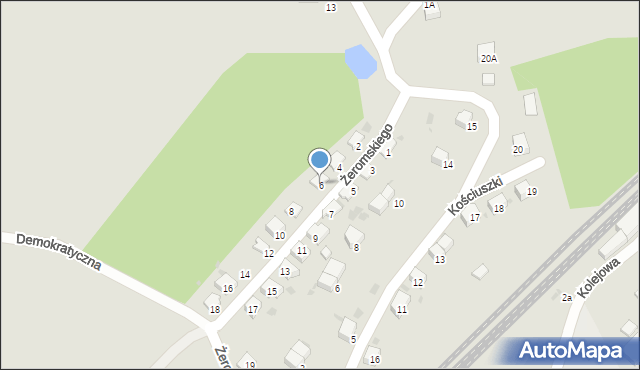 Bolków, Żeromskiego Stefana, 6, mapa Bolków