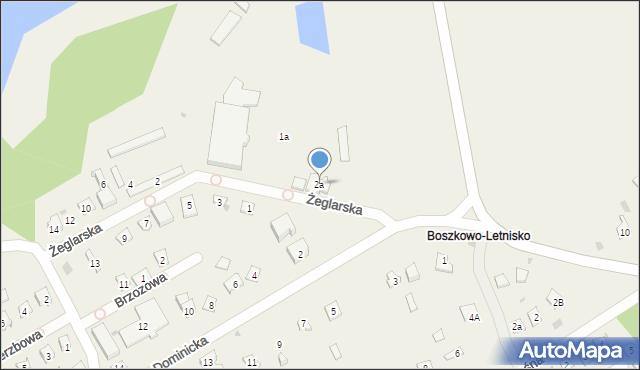 Boszkowo-Letnisko, Żeglarska, 2a, mapa Boszkowo-Letnisko