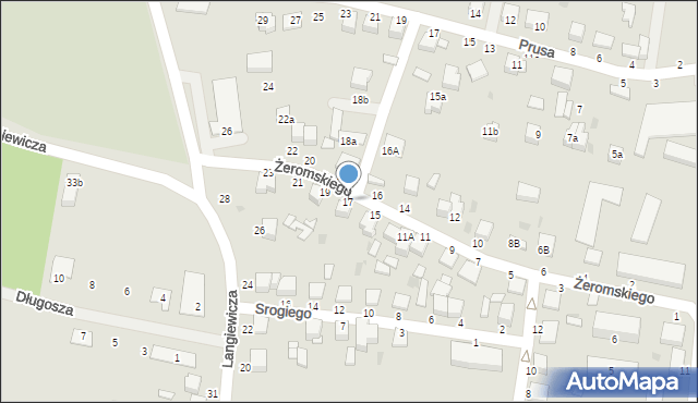 Busko-Zdrój, Żeromskiego Stefana, 17, mapa Busko-Zdrój