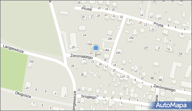 Busko-Zdrój, Żeromskiego Stefana, 20, mapa Busko-Zdrój