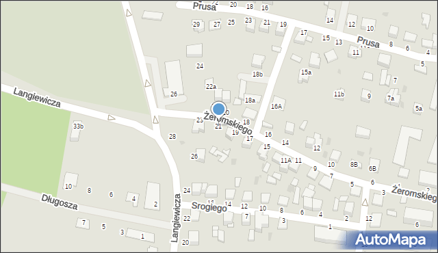 Busko-Zdrój, Żeromskiego Stefana, 21, mapa Busko-Zdrój