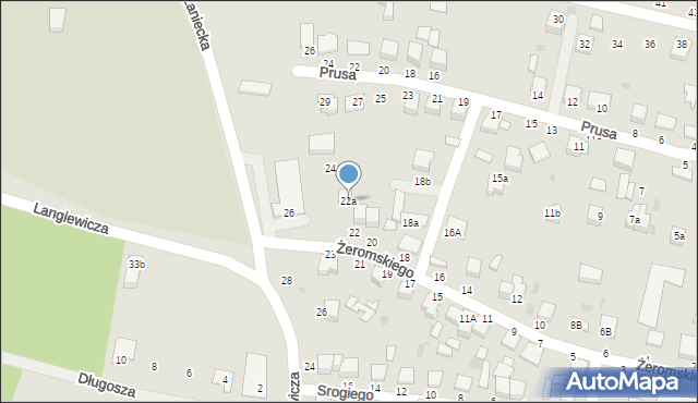 Busko-Zdrój, Żeromskiego Stefana, 22a, mapa Busko-Zdrój
