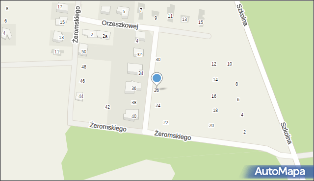 Charzykowy, Żeromskiego Stefana, 26, mapa Charzykowy