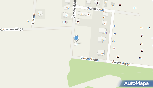 Charzykowy, Żeromskiego Stefana, 44, mapa Charzykowy