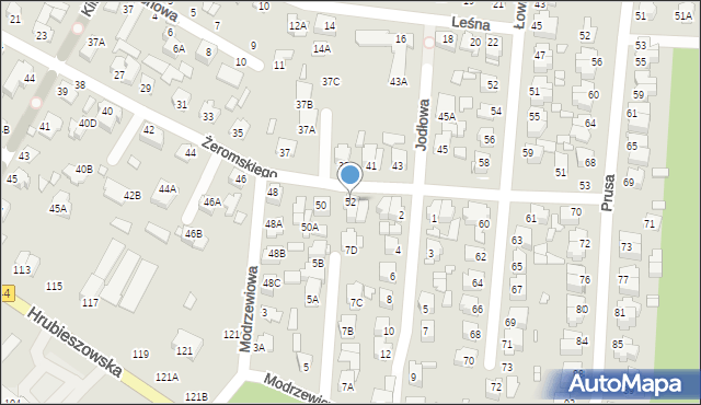 Chełm, Żeromskiego Stefana, 52, mapa Chełma