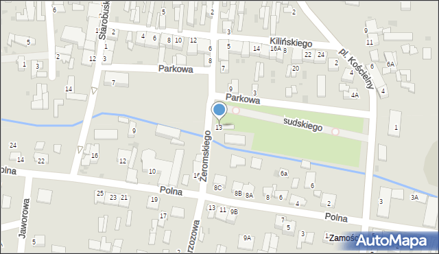 Chmielnik, Żeromskiego Stefana, 13, mapa Chmielnik