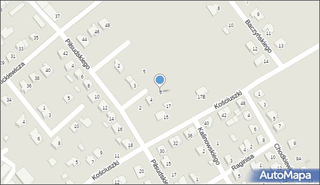 Choroszcz, Żeromskiego Stefana, 6, mapa Choroszcz