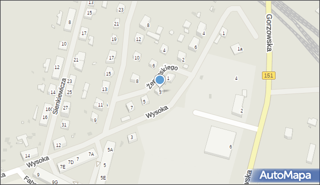 Choszczno, Żeromskiego Stefana, 3, mapa Choszczno