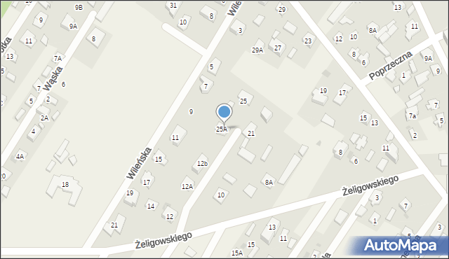 Chotomów, Żeligowskiego Lucjana, gen., 12c, mapa Chotomów