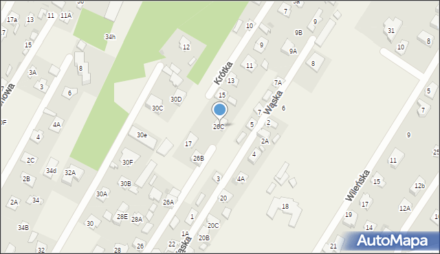 Chotomów, Żeligowskiego Lucjana, gen., 26D, mapa Chotomów