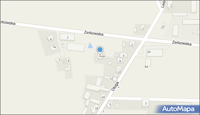 Chrzan, Żerkowska, 17A, mapa Chrzan