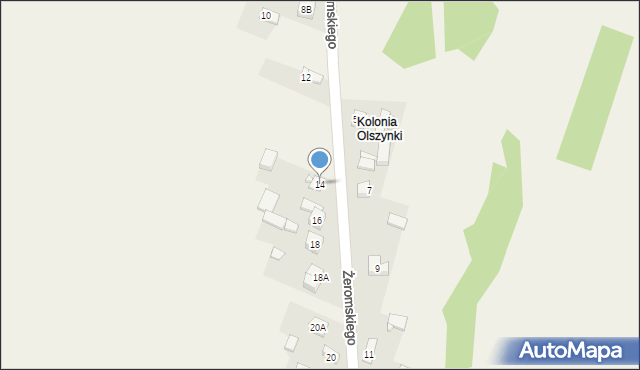 Chrzanowice, Żeromskiego Stefana, 14, mapa Chrzanowice