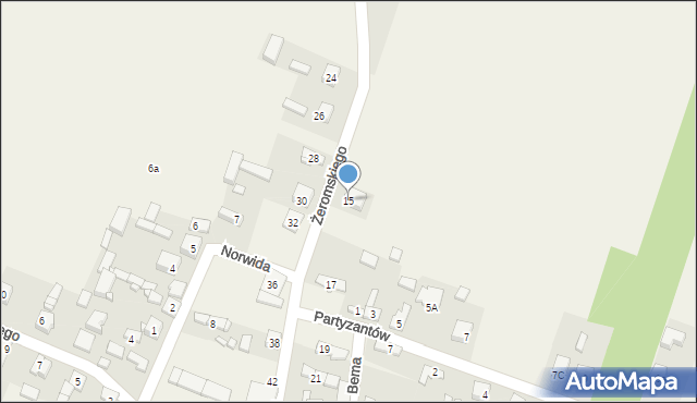 Chrzanowice, Żeromskiego Stefana, 15, mapa Chrzanowice