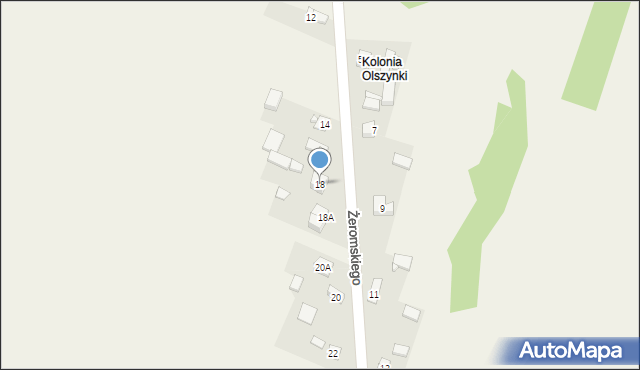 Chrzanowice, Żeromskiego Stefana, 18, mapa Chrzanowice