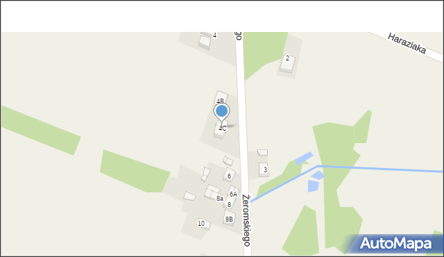 Chrzanowice, Żeromskiego Stefana, 4C, mapa Chrzanowice