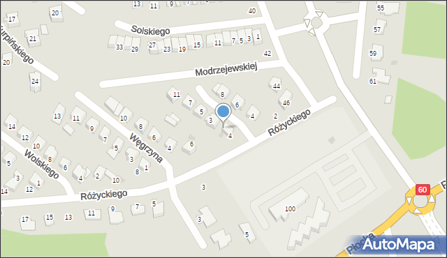 Ciechanów, Zelwerowicza Aleksandra, 1, mapa Ciechanów