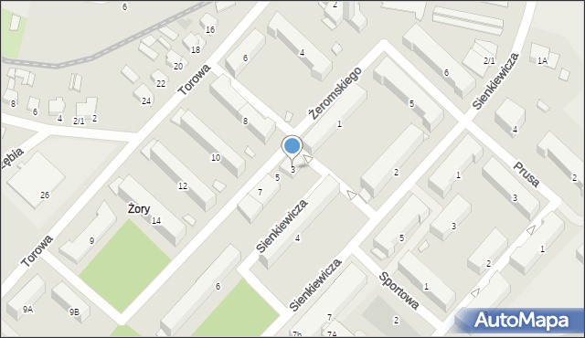 Czarna Białostocka, Żeromskiego Stefana, 3, mapa Czarna Białostocka