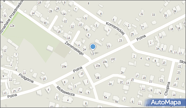 Czempiń, Żeromskiego Stefana, 2, mapa Czempiń