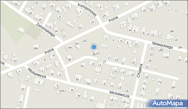 Czempiń, Żeromskiego Stefana, 2b, mapa Czempiń
