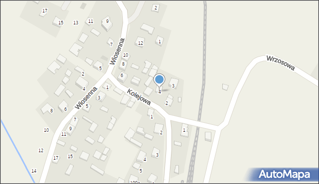 Czostków, Żeromskiego Stefana, 4, mapa Czostków