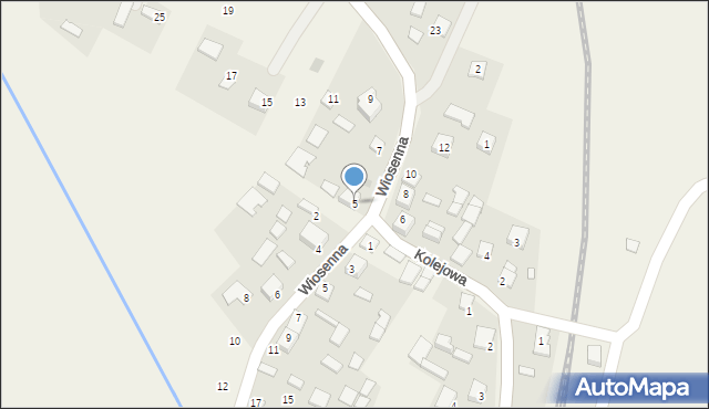 Czostków, Żeromskiego Stefana, 5, mapa Czostków