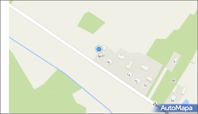 Czostków, Żeromskiego Stefana, 78, mapa Czostków