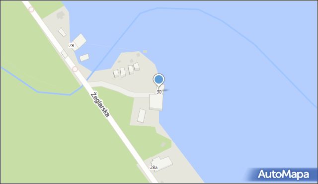 Dąbrowa Górnicza, Żeglarska, 30, mapa Dąbrowa Górnicza