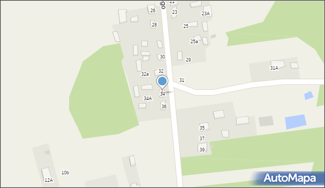 Dąbrówka-Ług, Żeromskiego Stefana, 34, mapa Dąbrówka-Ług