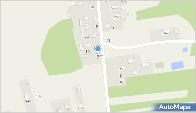 Dąbrówka-Ług, Żeromskiego Stefana, 36, mapa Dąbrówka-Ług