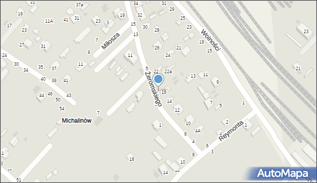 Dęblin, Żeromskiego Stefana, 18, mapa Dęblin