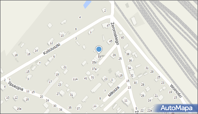 Dęblin, Żeromskiego Stefana, 35, mapa Dęblin