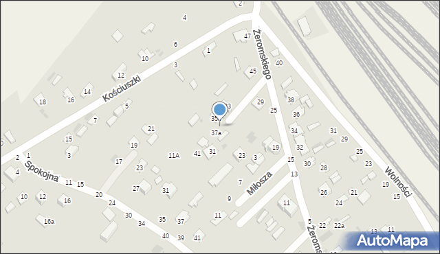 Dęblin, Żeromskiego Stefana, 37, mapa Dęblin