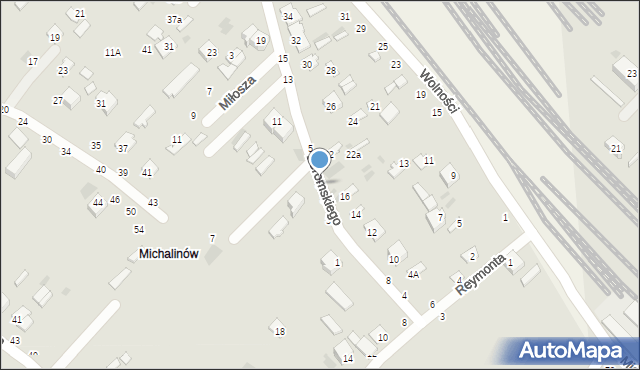 Dęblin, Żeromskiego Stefana, 3c, mapa Dęblin