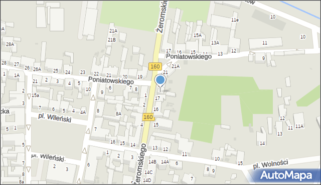 Drezdenko, Żeromskiego Stefana, 18, mapa Drezdenko