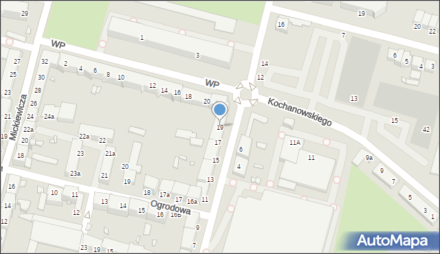 Elbląg, Żeromskiego Stefana, 19, mapa Elbląga