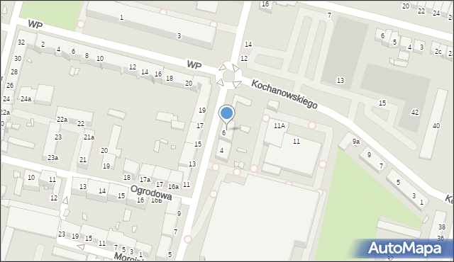 Elbląg, Żeromskiego Stefana, 8, mapa Elbląga