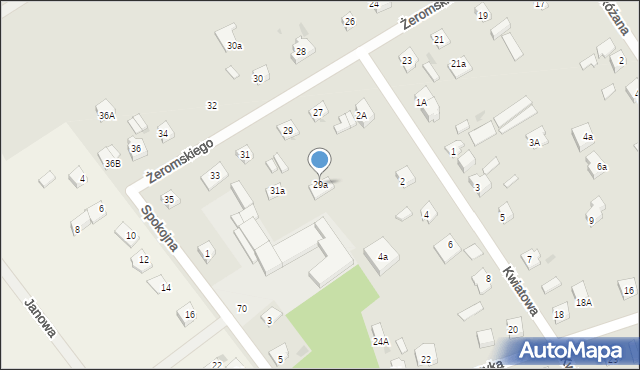 Garwolin, Żeromskiego Stefana, 29a, mapa Garwolin