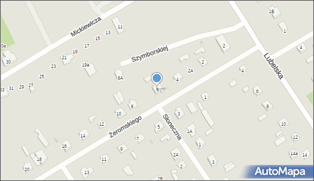 Garwolin, Żeromskiego Stefana, 6, mapa Garwolin