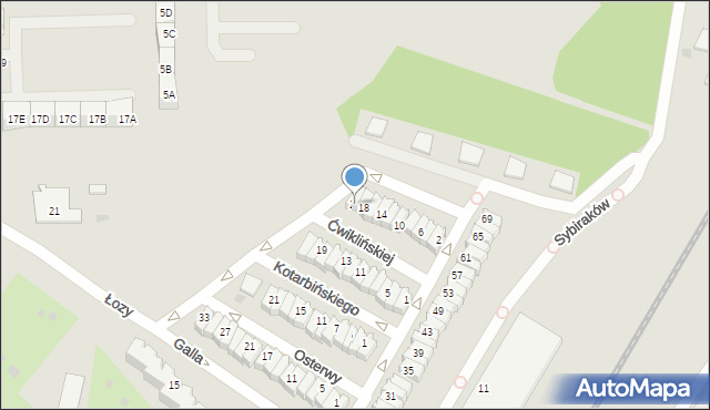 Gdańsk, Zelwerowicza Aleksandra, 20, mapa Gdańska