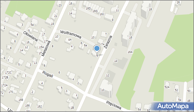 Gdynia, Żelazna, 5, mapa Gdyni