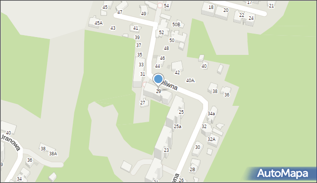 Gdynia, Żeliwna, 29, mapa Gdyni