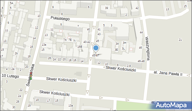 Gdynia, Żeromskiego Stefana, 45/47, mapa Gdyni