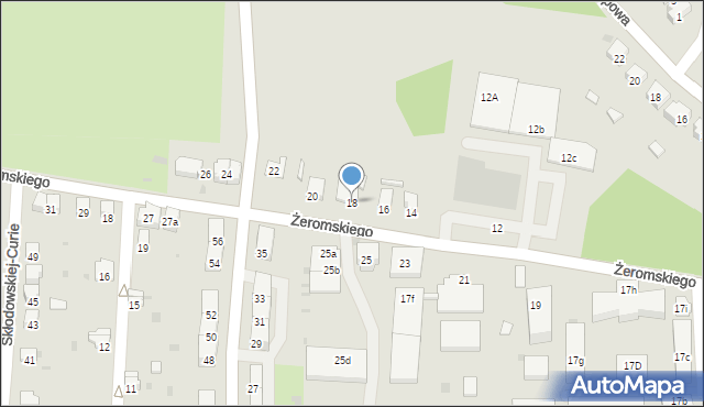 Głubczyce, Żeromskiego Stefana, 18, mapa Głubczyce