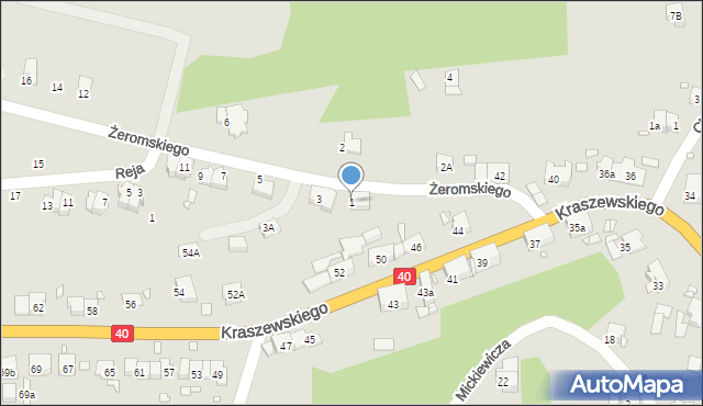 Głuchołazy, Żeromskiego Stefana, 1, mapa Głuchołazy