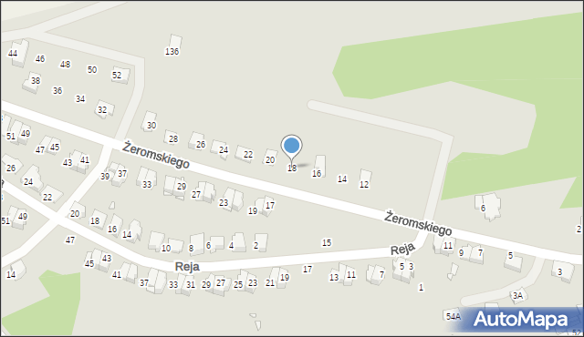 Głuchołazy, Żeromskiego Stefana, 18, mapa Głuchołazy