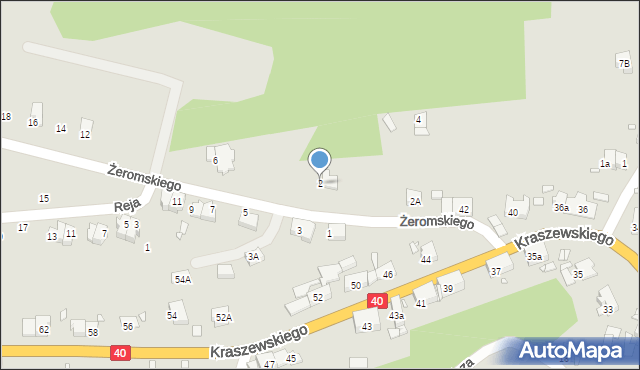 Głuchołazy, Żeromskiego Stefana, 2, mapa Głuchołazy