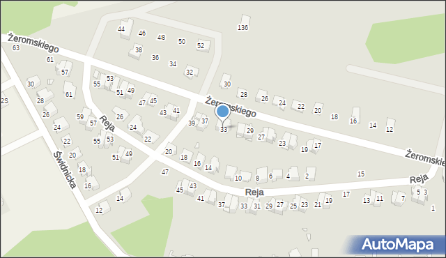 Głuchołazy, Żeromskiego Stefana, 33, mapa Głuchołazy